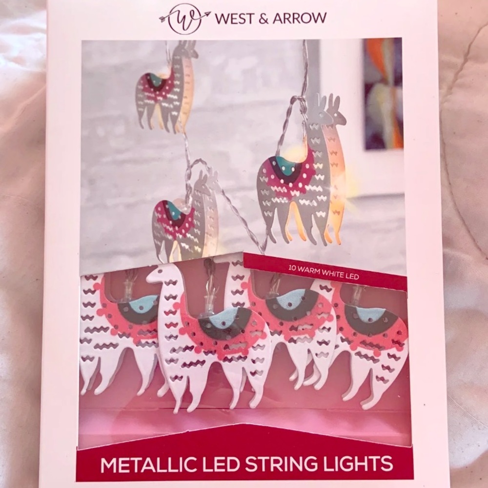 💗 Festive Llama String Lights 💗